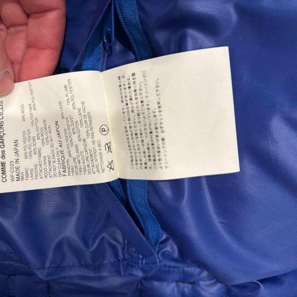 Junya Watanabe Man Comme Des Garcons Toggle Coat Jacket Size M Made in Japan - Picture 8 of 8